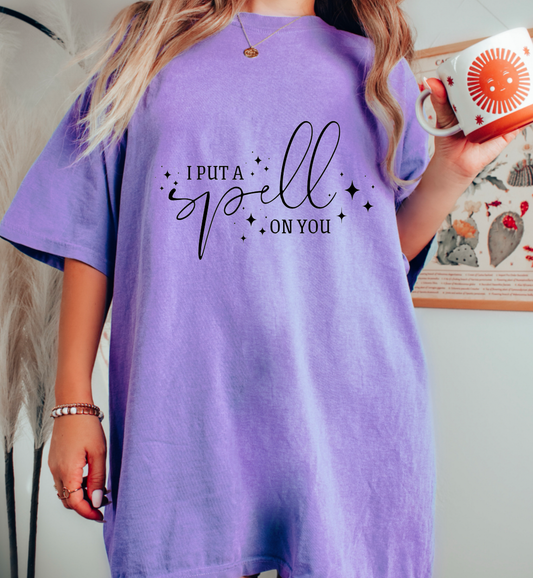 I Put A Spell On You Graphic Tee Fall Tees