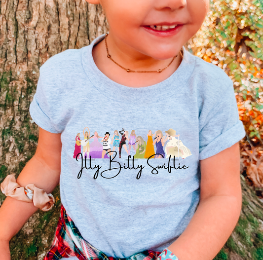 YOUTH Itty Bitty Swiftie Graphic Tee Kids Taylor Swift 