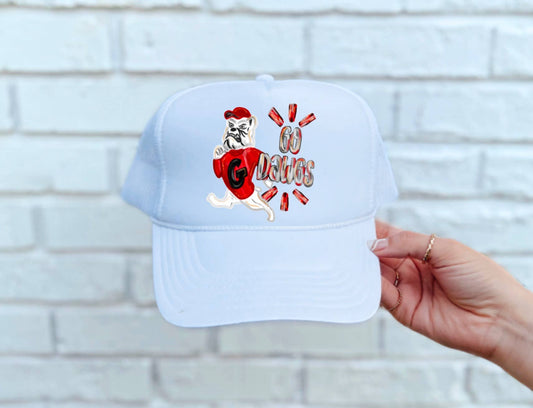 YOUTH Watercolor Georgia Bulldogs Trucker Hat Football