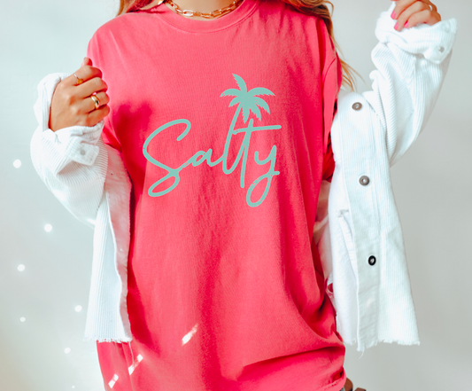 Salty Comfort Colors Tee Graphic Tees Salty Tees