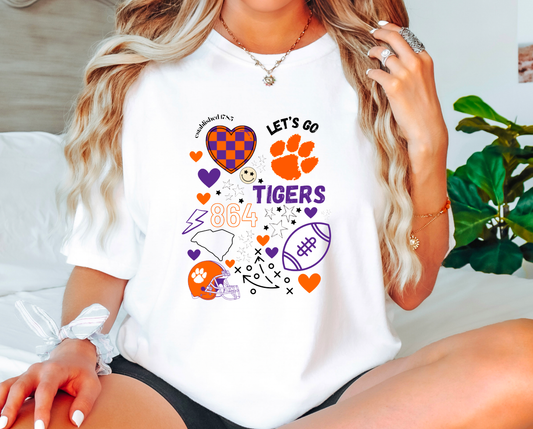 Retro Clemson Tigers Graphic Tee