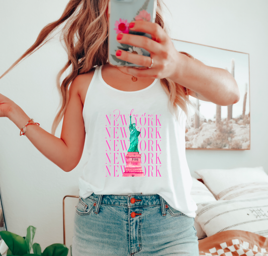 Preppy New York City Tank Top