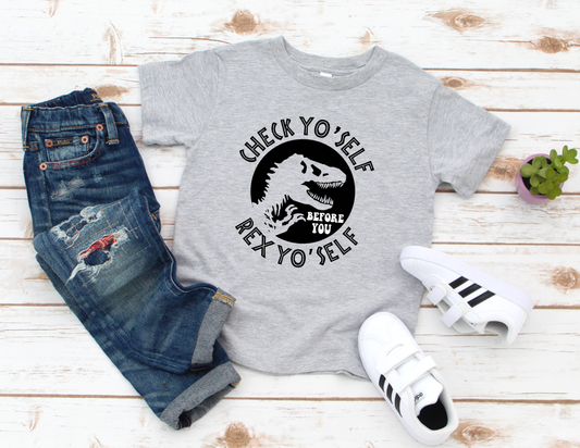 Funny Dinosaur Gildan Toddler Graphic Tee |  Youth T-Shirts