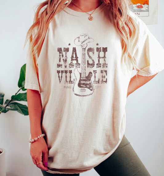Nashville Tennessee Music City Comfort Colors Tees