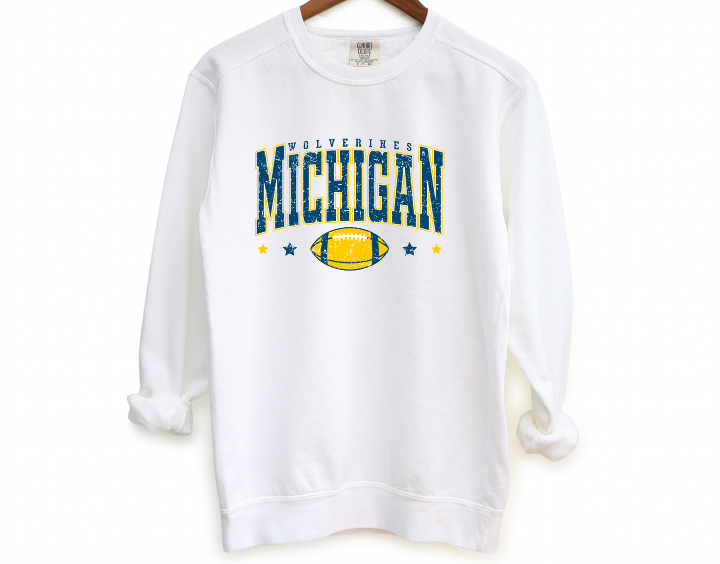 Michigan Game Day Sweatshirt Football Tees
