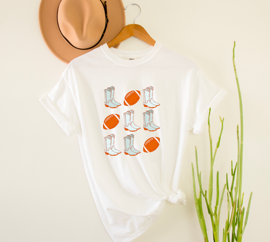 Tennessee Vols Preppy Football Graphic Tee Tennessee Tees