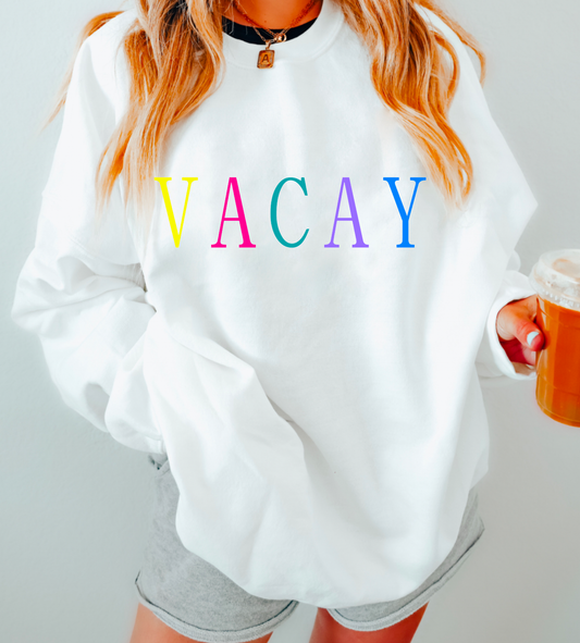 Trendy Vacay Sweatshirt | Summer Tee | Vacation | Sweatshirt