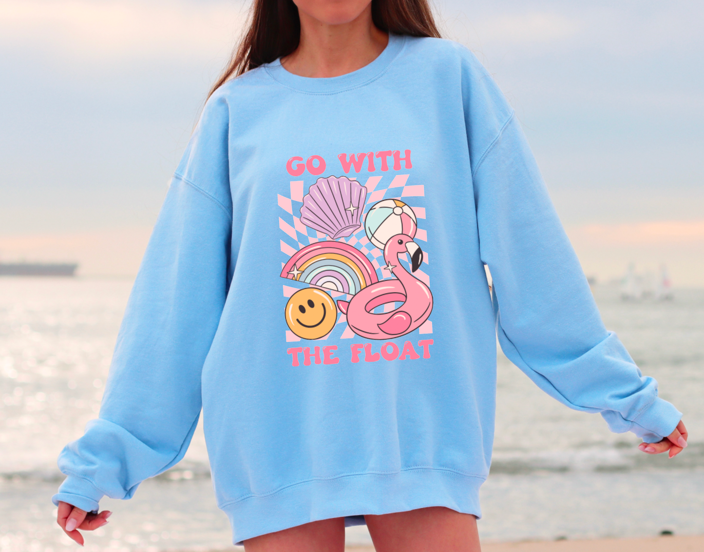 Go With The Float Gildan Sweatshirt