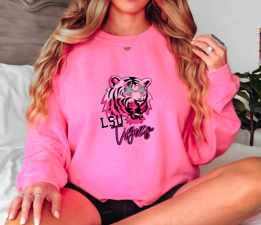 LSU Tigers Preppy Gildan Sweatshirt