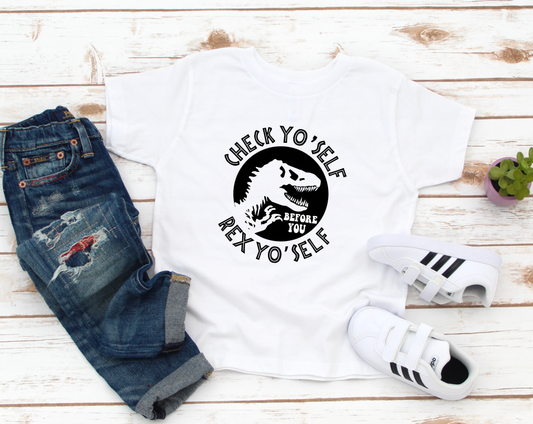 Funny Dinosaur Gildan Toddler Graphic Tee | Kids T-Shirts