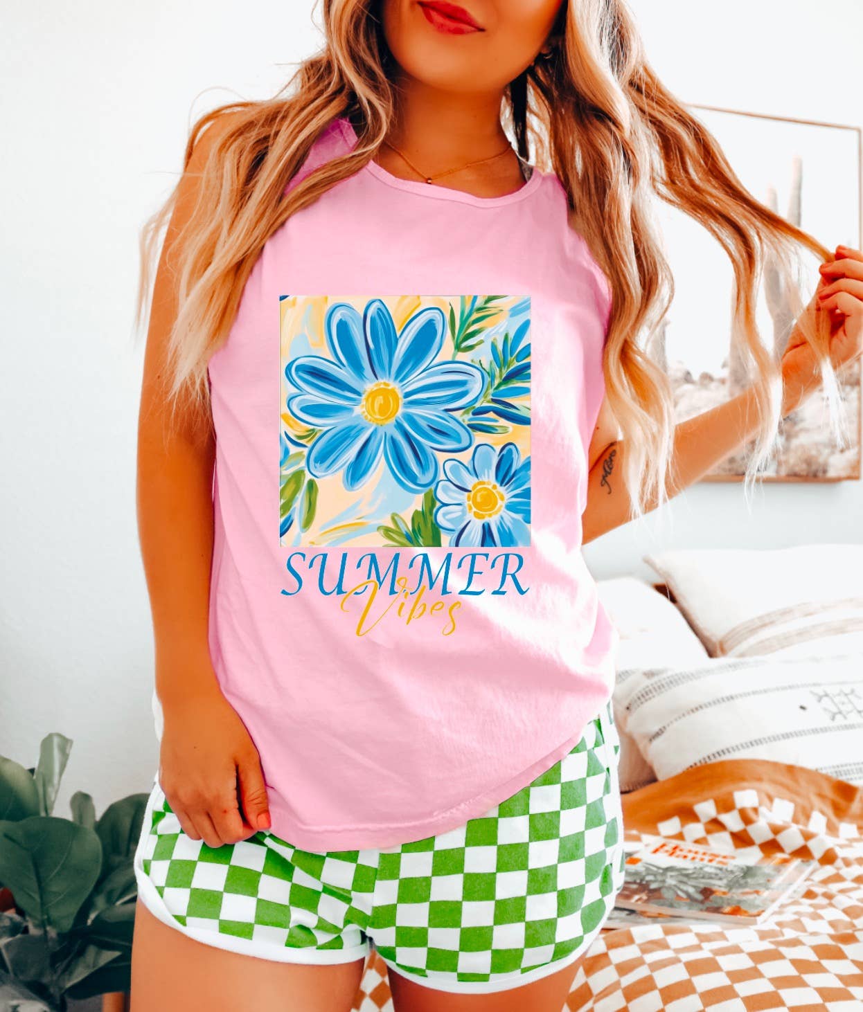 Floral Summer Vibes Tank