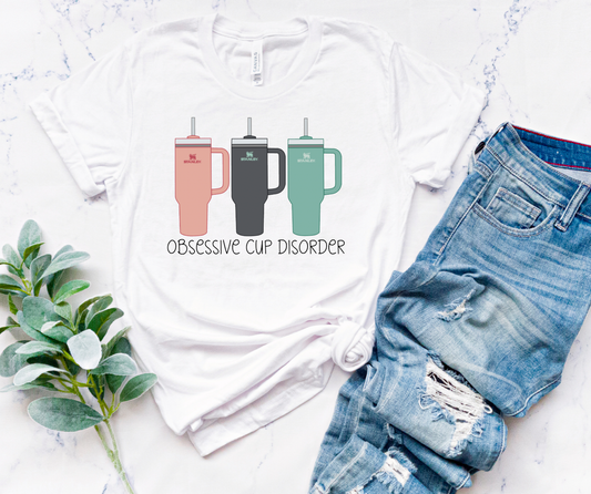 Obsessive Cup Disorder Tee Women's Graphic Tees