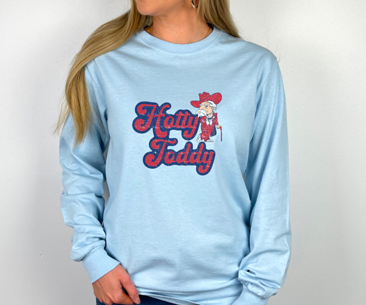 Powder Blue Hotty Toddy Gildan Long Sleeve Tee