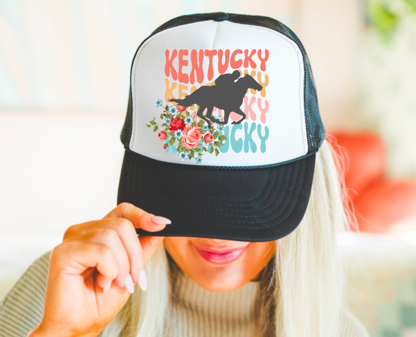 Retro Kentucky Derby Trucker Hat | Kentucky Derby
