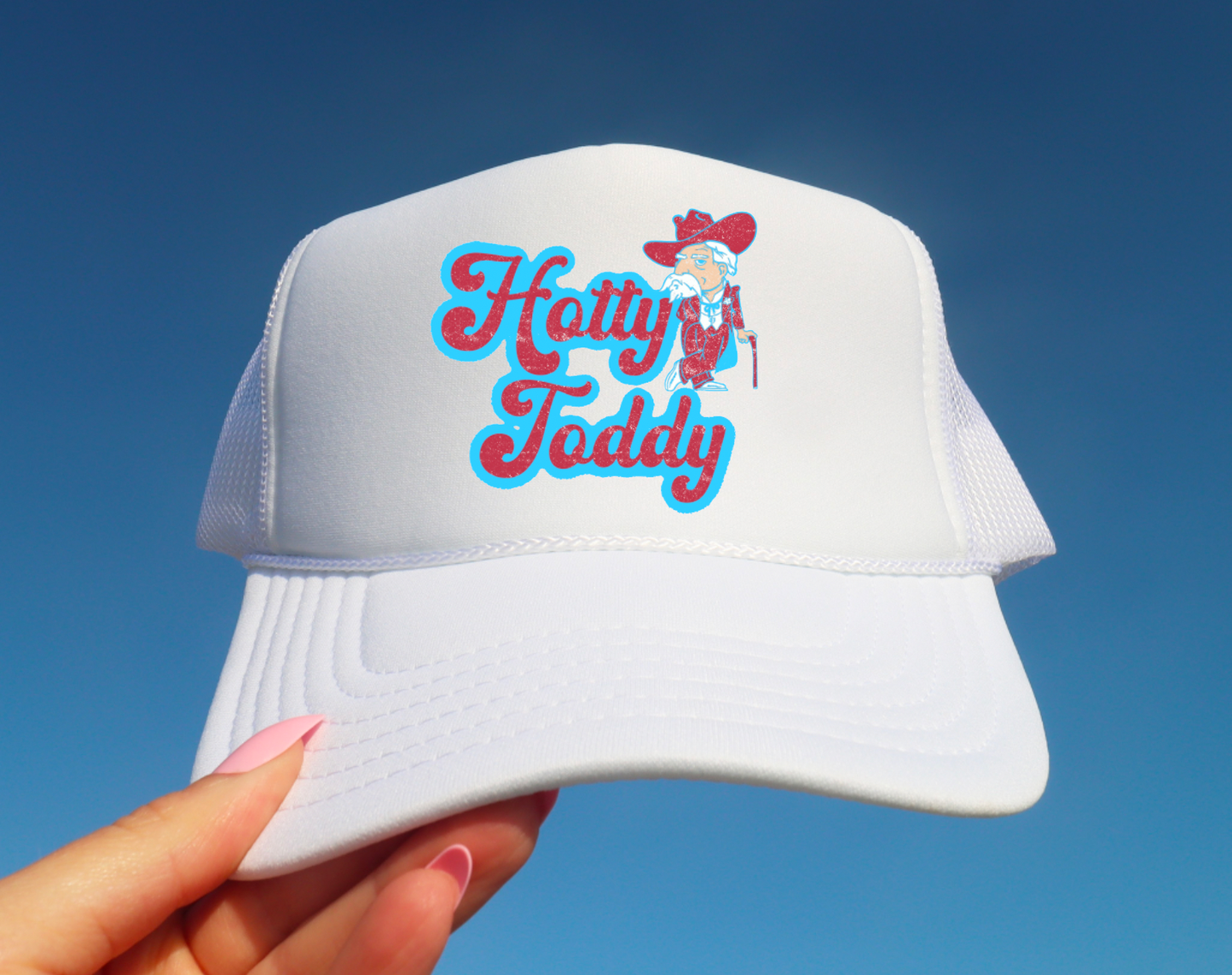 Powder Blue Hotty Toddy Trucker Hat