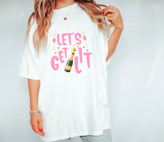 Let's Get Lit Graphic Tee | Bachelorette T-Shirts|Bride Tee