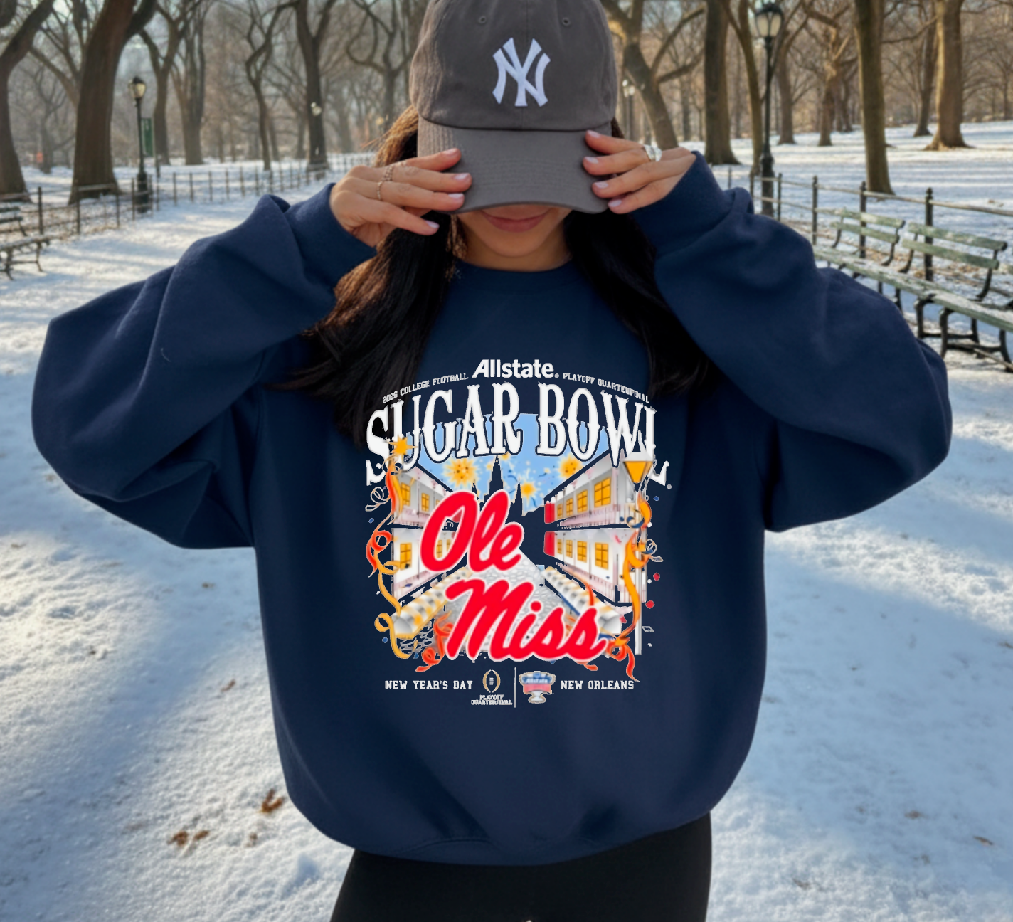 Ole Miss Sugar Bowl New Orleans Sweatshirt Football