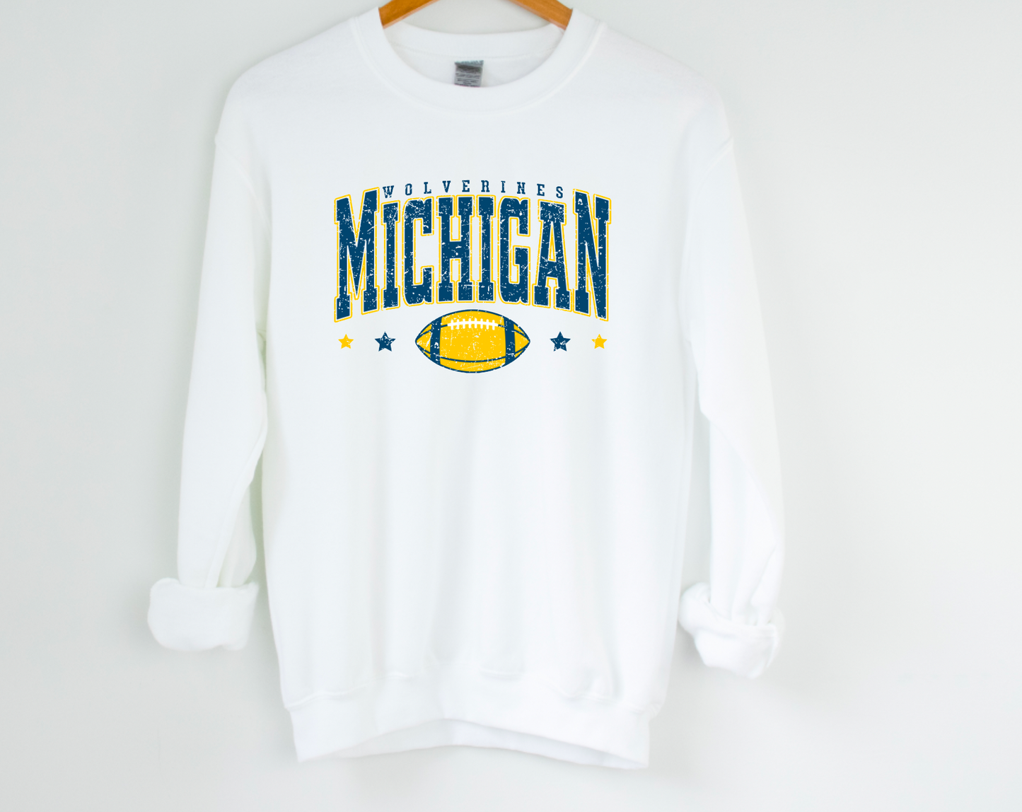 Michigan Game Day Sweatshirt Football Tees
