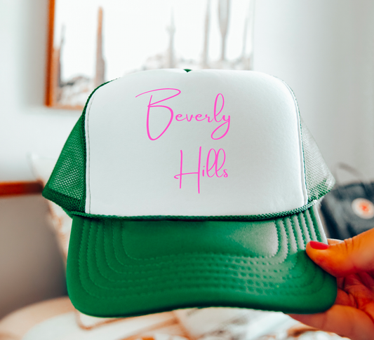 Beverly Hills California Trucker Hat