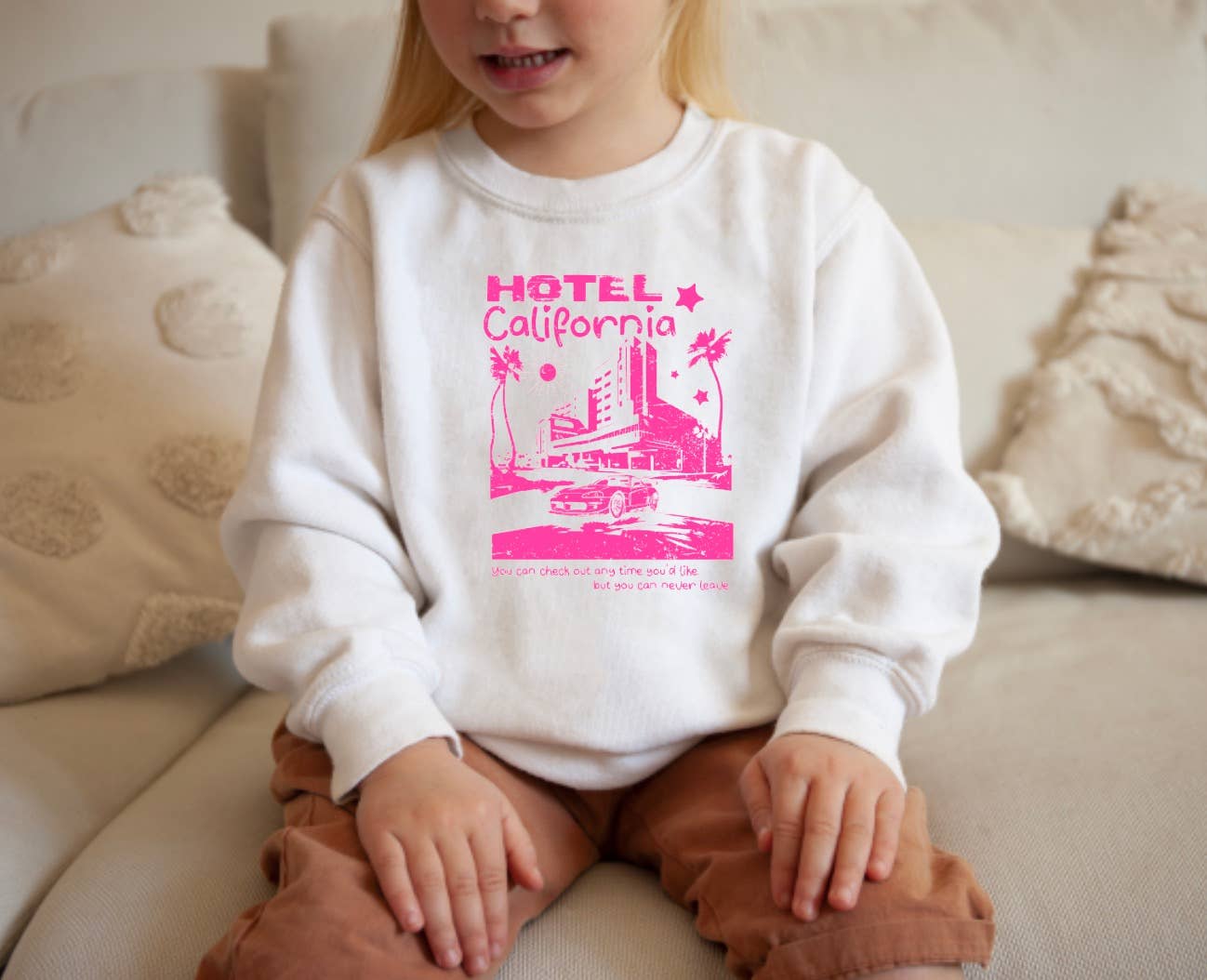 YOUTH Distressed California Summer Sweatshirt Kids   