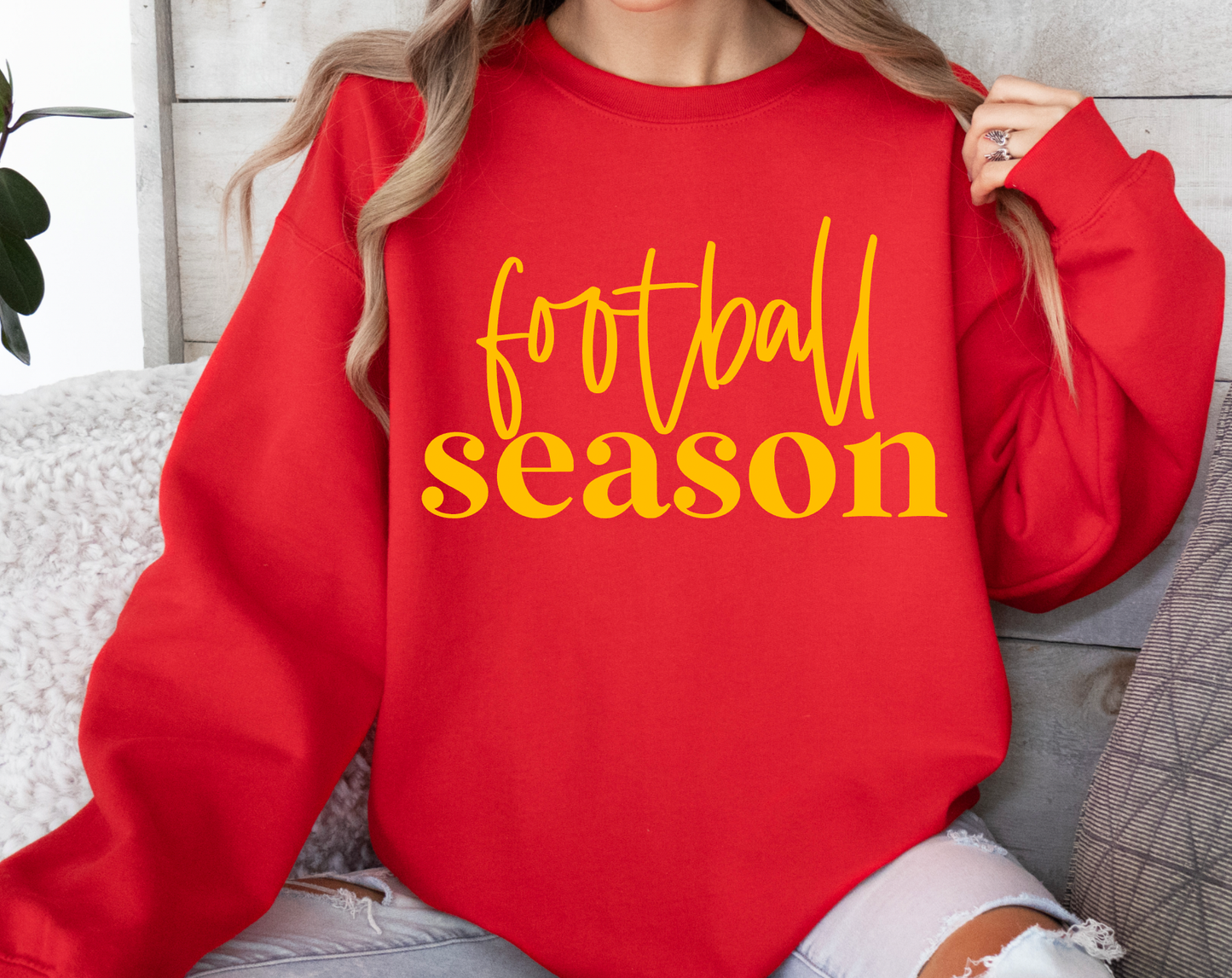 Football Season Sweatshirt Kansas City Chiefs