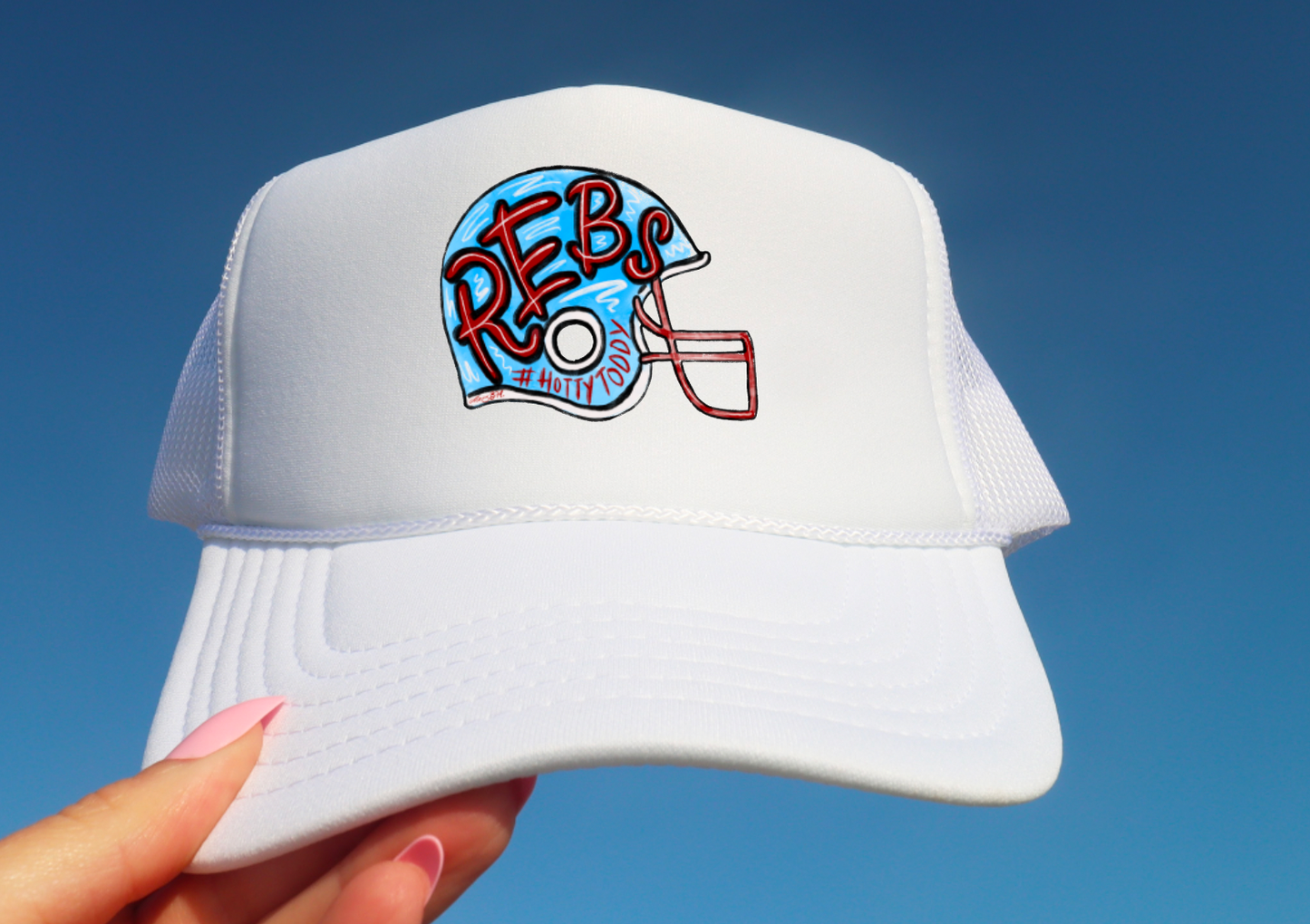Hotty Toddy Helmet Trucker Hat
