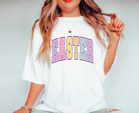 Colorful Easter Graphic Tee