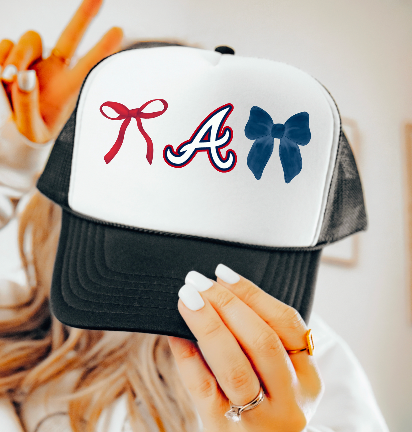 Coquette Atlanta Braves Trucker Hat | Baseball