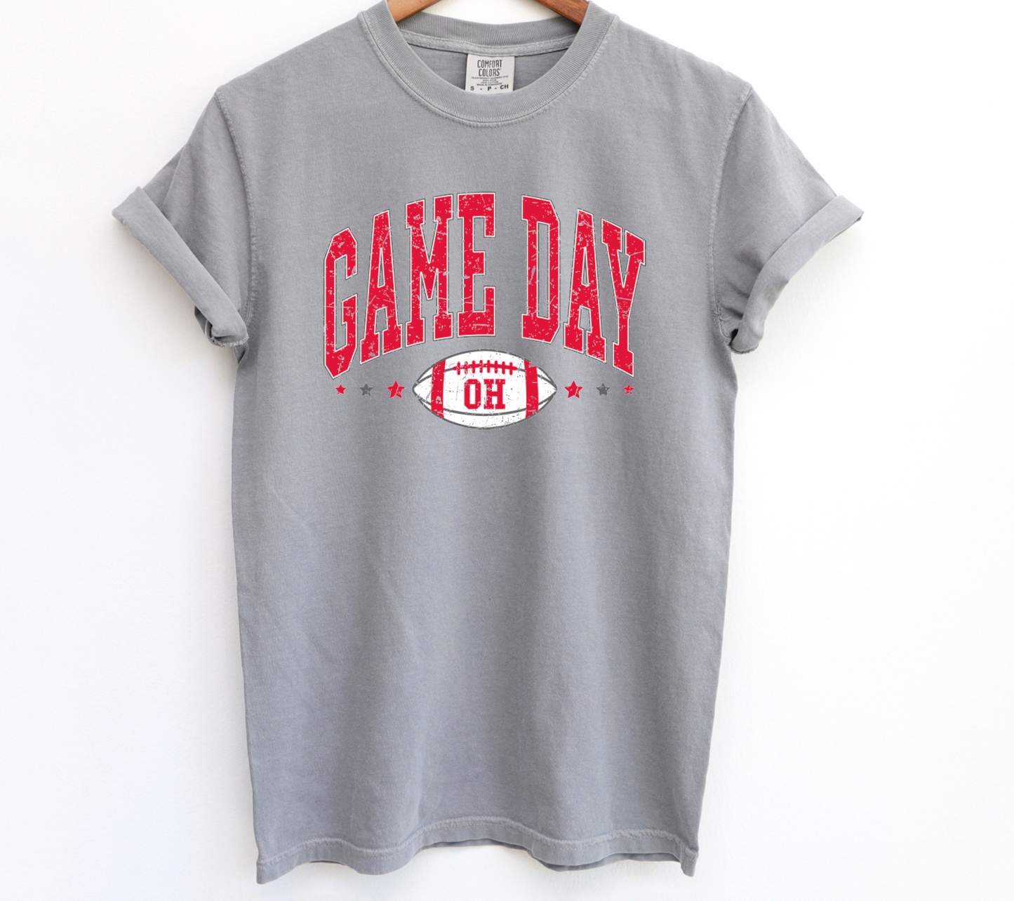 Ohio Game Day Comfort Colors Tee Football Tees