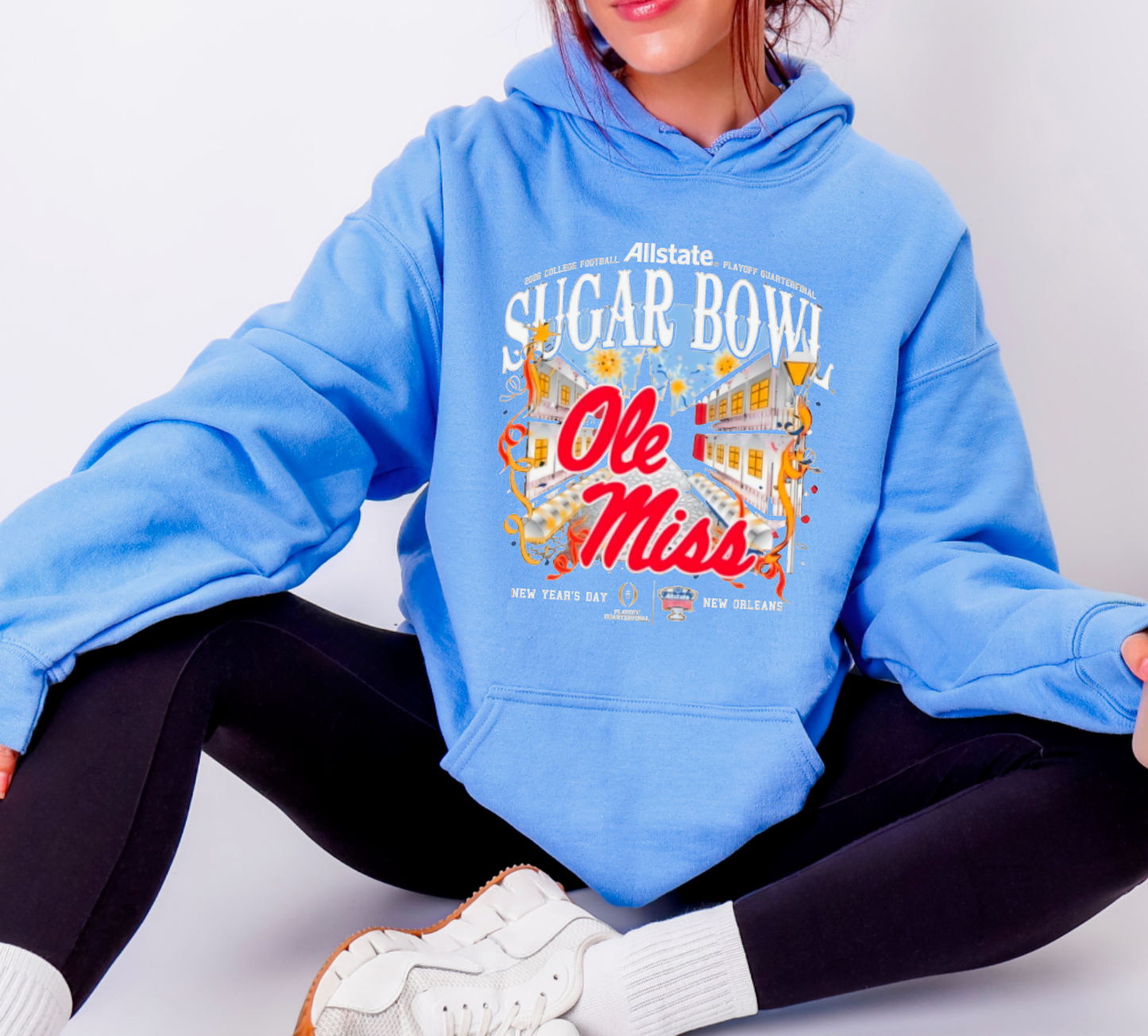 Ole Miss Sugar Bowl New Orleans Hoodie Football 