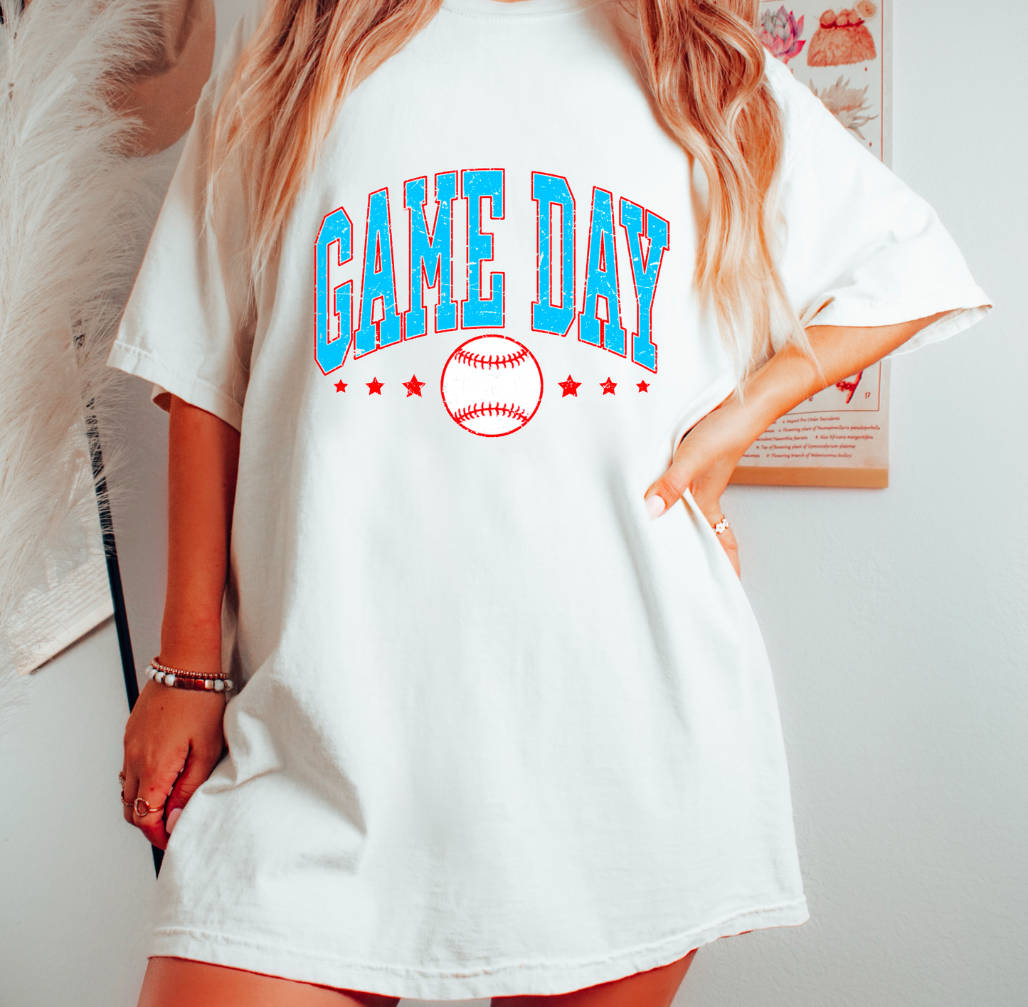 Ole Miss Rebels Game Day Baseball Graphic Tee| Baseball