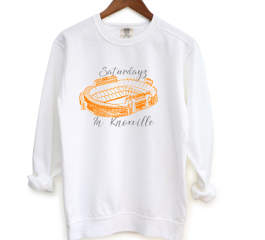 Saturdays In Knoxville Stadium Crewneck Sweatshirt