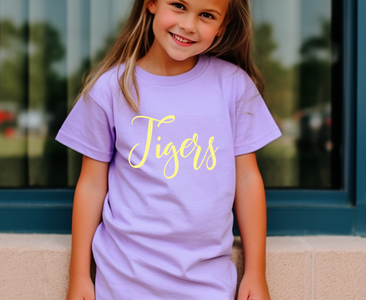LSU Tigers YOUTH Comfort Colors Tee