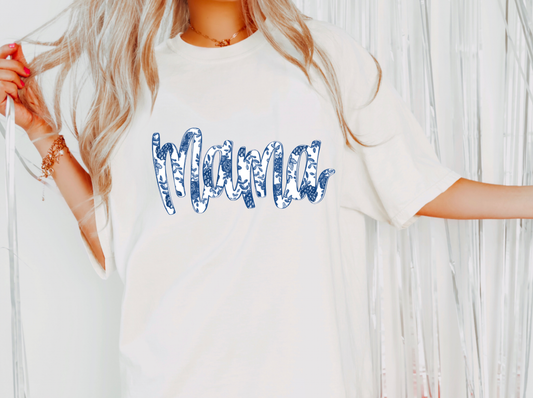 Mama Toile Graphic Tee Mother's Day