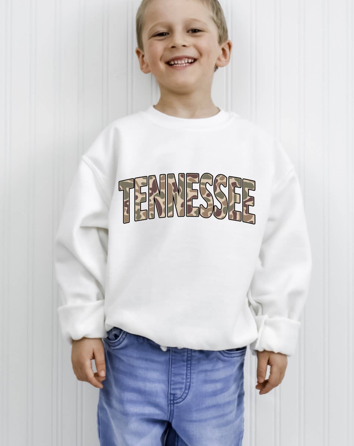 YOUTH Tennessee Camo Sweatshirt  Kids  
