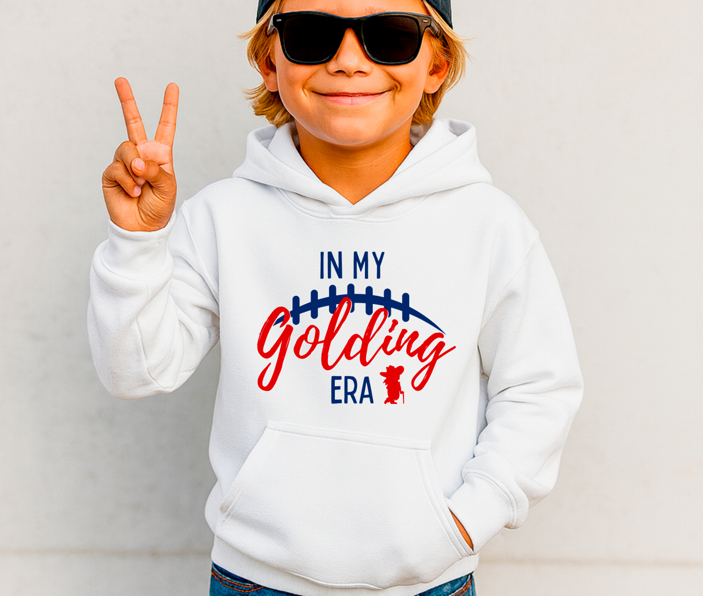 YOUTH In My Golding Era Ole Miss Rebels Hoodie Football