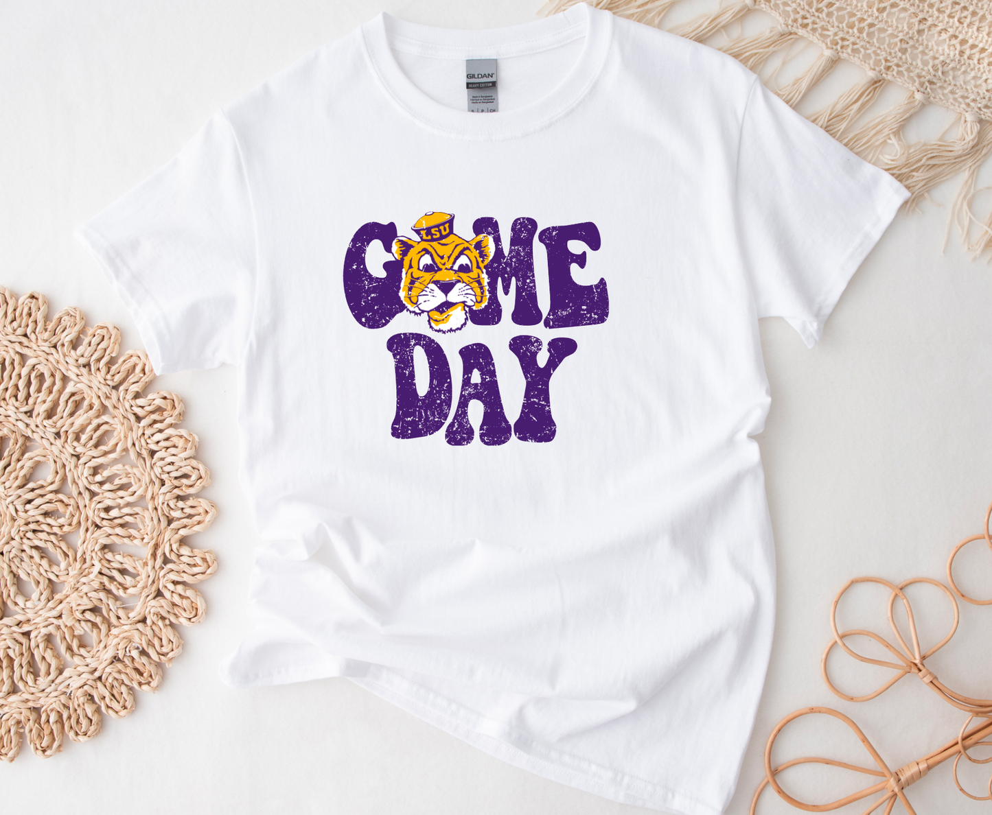 LSU Tigers Game Day Gildan 5000 Tee