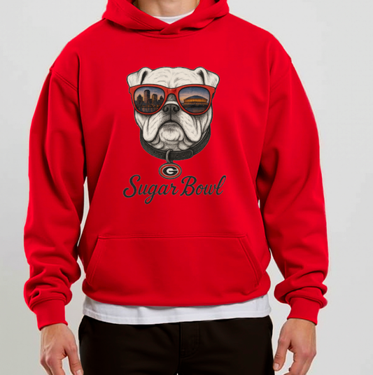  Georgia Bulldogs Sugar Bowl Football Hoodie 