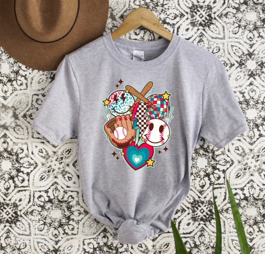 Retro Baseball Gildan T-Shirt