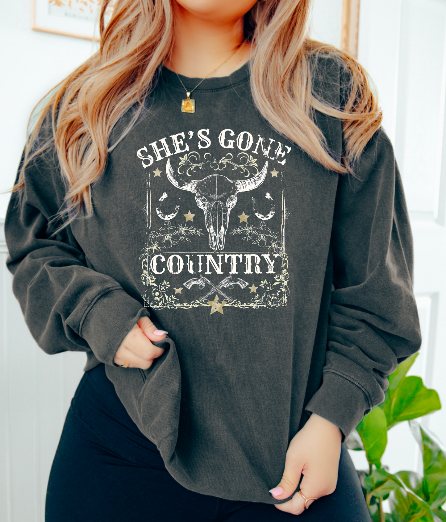 She's Gone Country Sweatshirt | Concert | Western