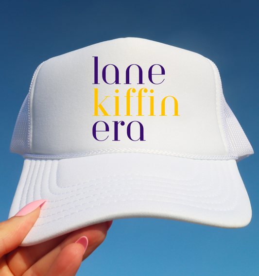  Lane Kiffin Era Trucker Hat LSU Tigers Football