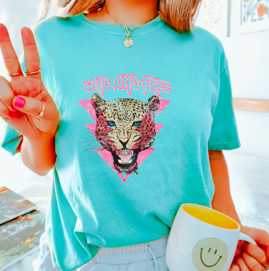 Wild & Free Retro Comfort Colors Tee