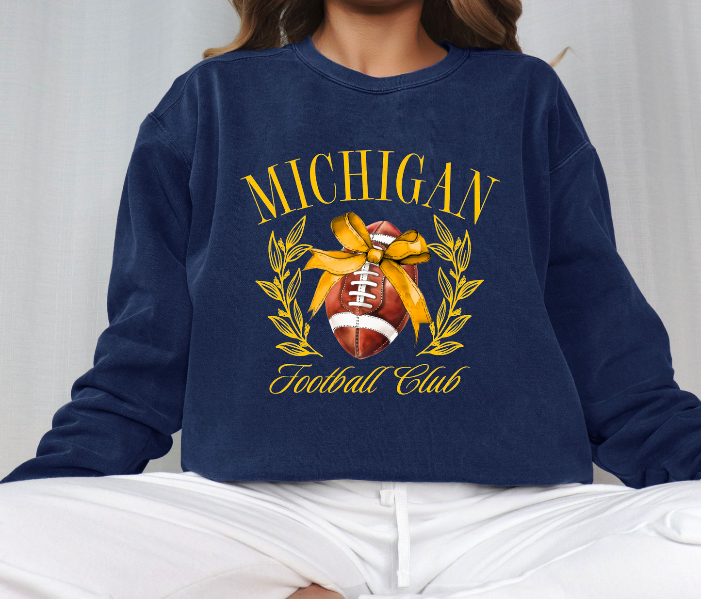 Michigan Wolverines Football Club Sweatshirt Game Day