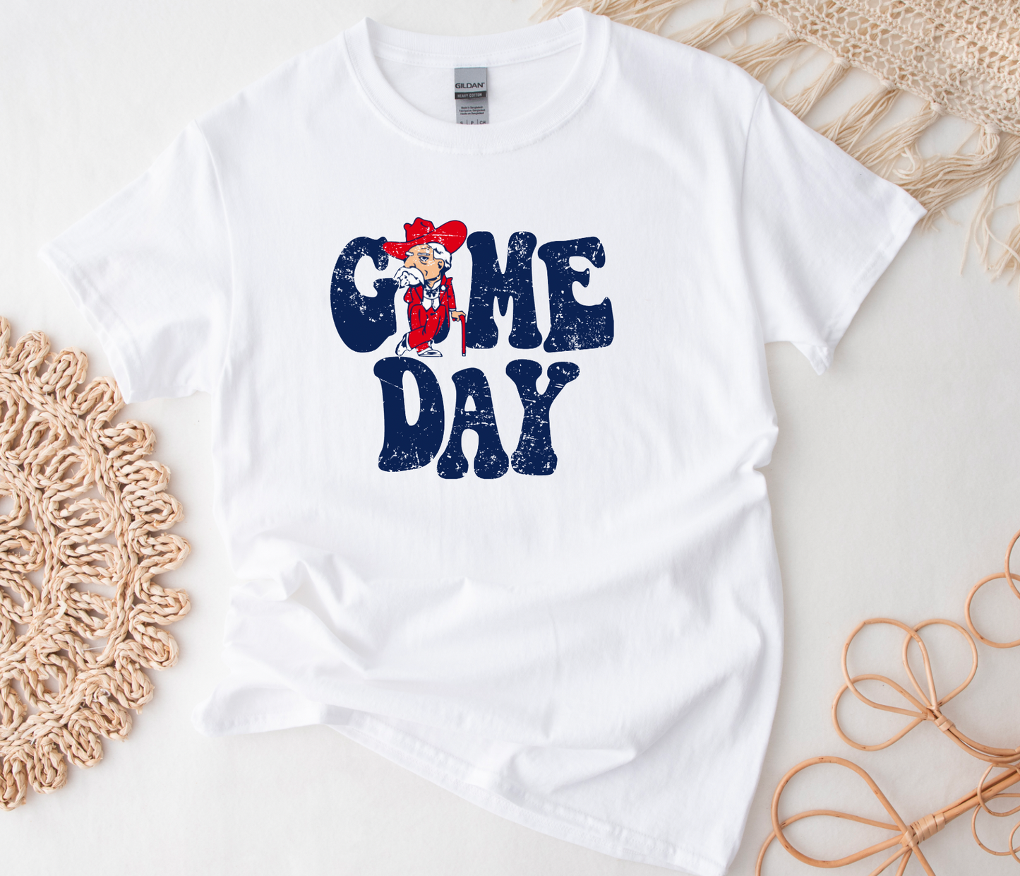Ole Miss Rebels Game Day Gildan 5000 Tee