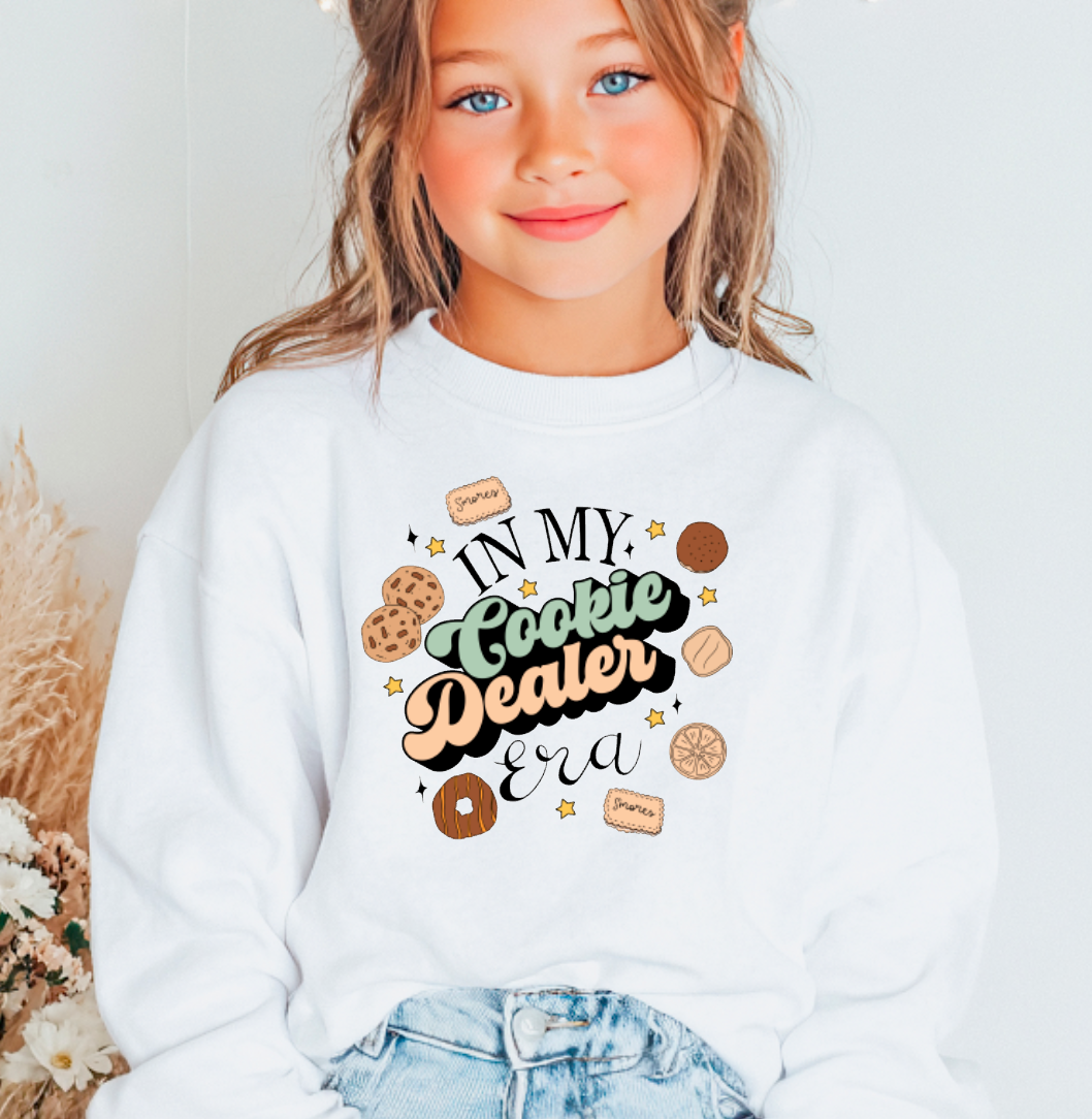 YOUTH In My Cookie Dealer Era Sweatshirt Girl Scouts 