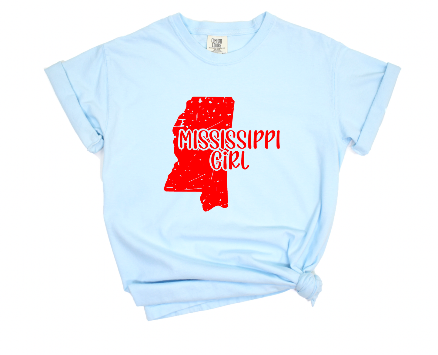 Mississippi Girl Comfort Colors Tee Ole Miss Tees