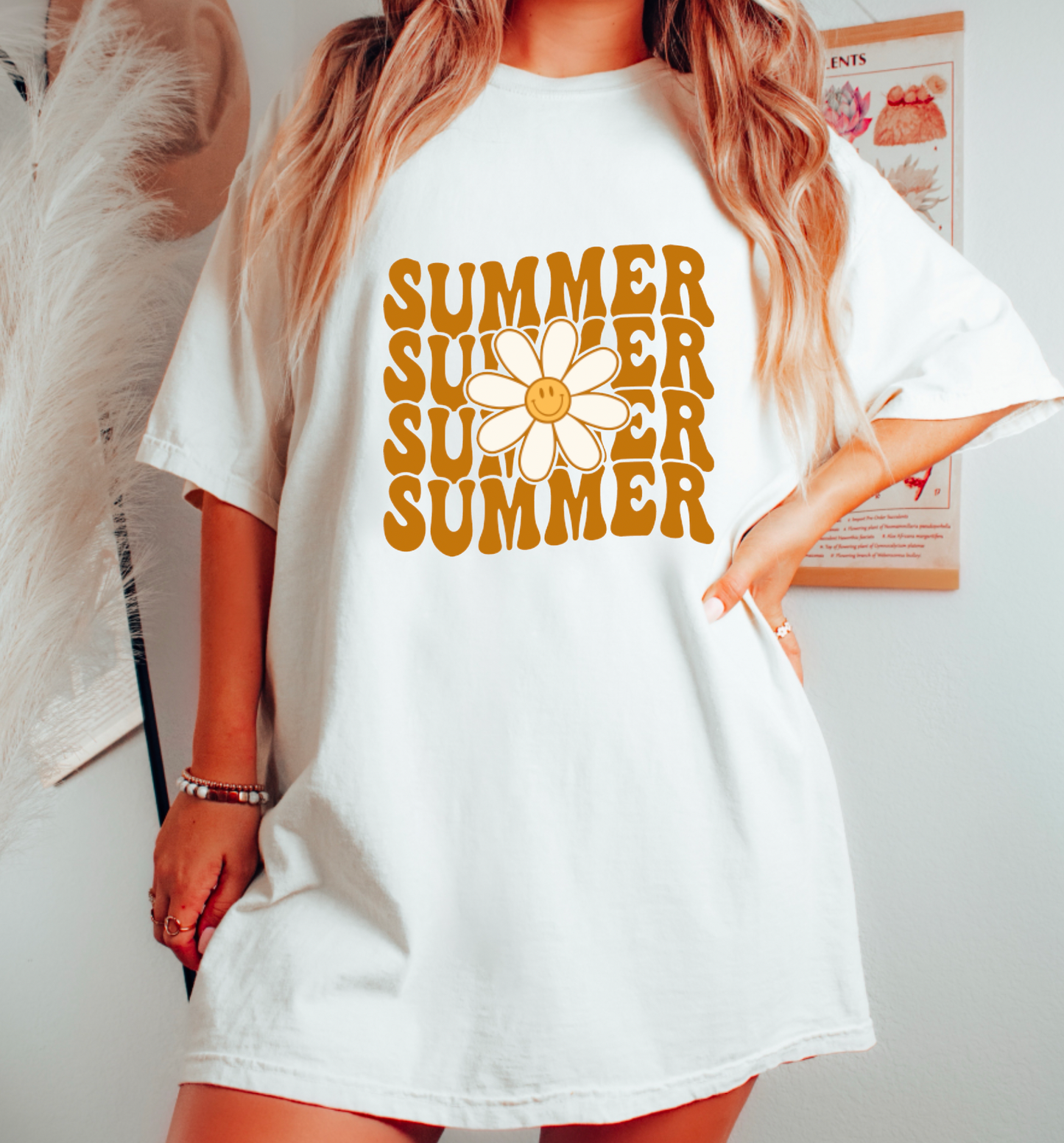 Retro Summer Daisy Graphic Tee | Summer | Floral