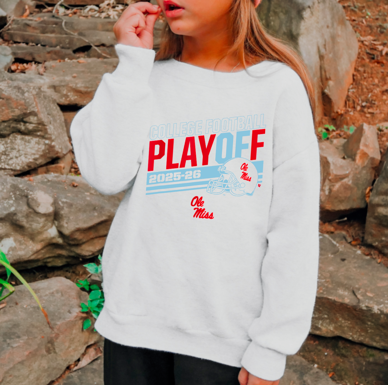 YOUTH Ole Miss College Football Playoff Sweatshirt  