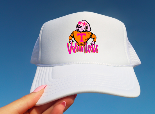 Preppy Tennessee Volunteers Mascot Trucker Hat