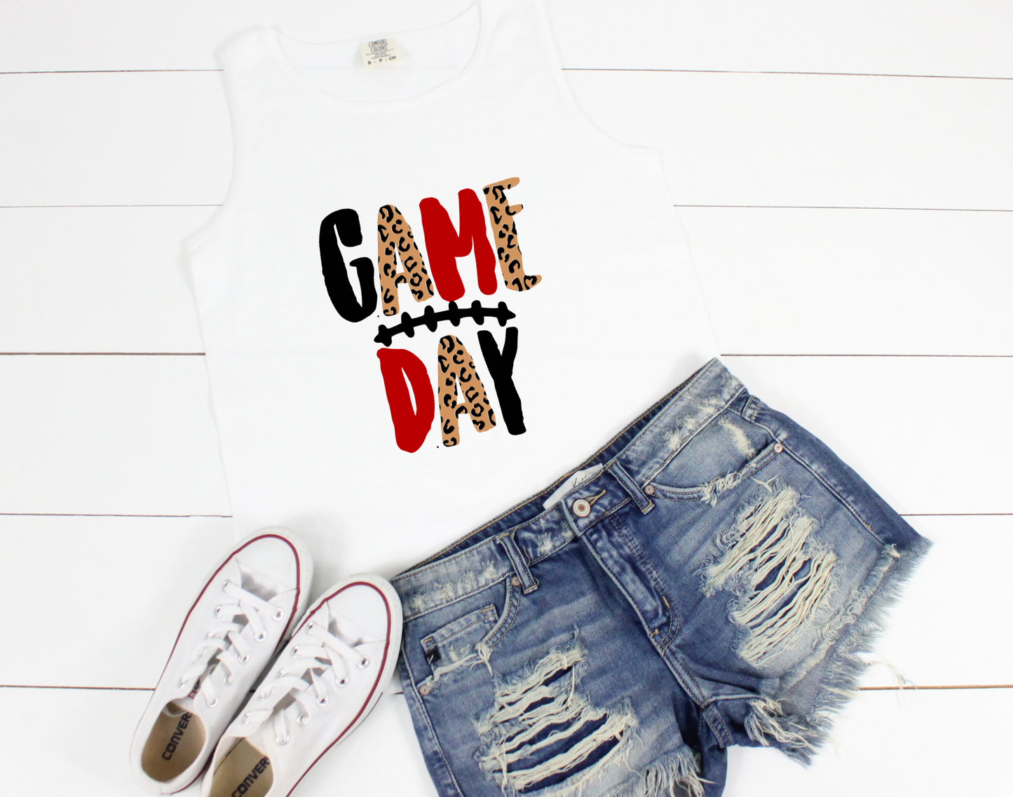 Georgia Bulldogs Game Day Comfort Colors Tank Football Tees